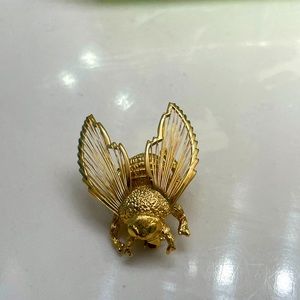 Vintage Monet Beetle Pin